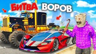 УКРАЛ ЧИТЕРСКУЮ КОЛЛЕКЦИЮ ТАЧЕК ЗА 180 СЕК В GTA 5! БИТВА ВОРОВ В ГТА 5 ОНЛАЙН