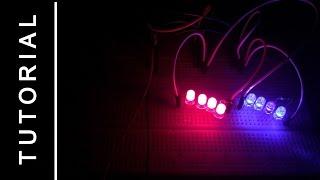 Police led Lights ne555 tutorial