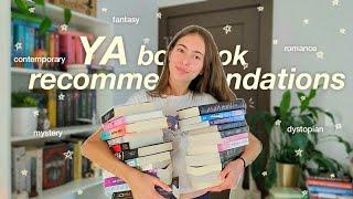 YA Book Recommendations  (fantasy, contemporary, romance, mystery, dystopia, & more)