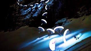 Speed Riding at night in Chamonix | Moonline