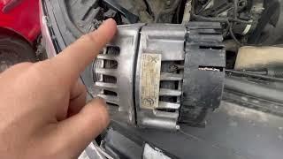 Touareg nf 3.0 TT ремонт генератора / alternator replacement.