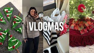 holiday gift shopping, wrapping gifts, christmas baking | VLOGMAS 2024