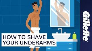 Shaving Armpit Hair | Manscaping Tips with Gillette STYLER