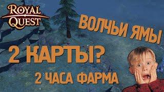 Royal Quest - #9/2 часа фарма/Волчьи ямы/ВЫБИЛ 2 КАРТЫ