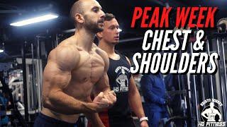 CHEST & SHOULDERS | ONE WEEK OUT | Athlete Nikolay Stoyanov | 10X BEN WEIDER NPC | Team HDFitness