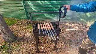 Gratar BBQ premium de Curte Reglabil MADE in ROMANIA! TESTAT