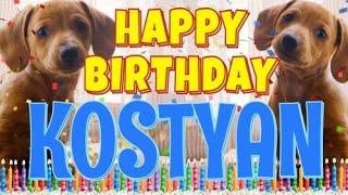 Happy Birthday Kostyan! ( Funny Talking Dogs ) What Is Free On My Birthday