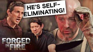 Bladesmith FAILS to Forge a Blade in Time! | Forged in Fire (Season 4)