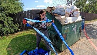 Awesome Dumpster Dive – We Filled the Truck with Clothes and More!