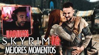 ILLOJUAN Monta su PROPIA PELÍCULA en SKYRIM IA *Mejores Momentos*