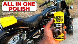 All in One Polish For Bikes & Cars | Instant Shine & Protection | MotoMax Protectant Spray