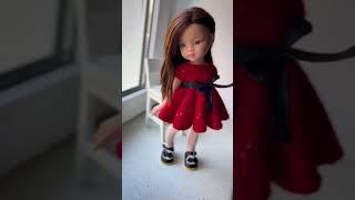 Вязаное платье для куклы Паола Рейна #паоларейна #куклы #doll