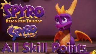 Spyro Reignited Trilogy - All Skill Points (Spyro the Dragon!)