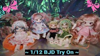 1/12 BJD Try on Haul: Outfits, Eyes & Wig (Kikagoods & Aliexpress) May 2024