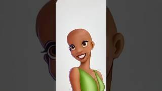 Tiana’s transformation as Cleopatra #disney #art #digitalart #shorts
