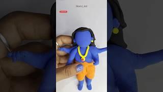 DIY clay Lord Krishna #shorts