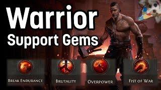 Poe 2 Warrior Support Gems