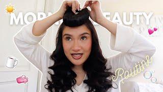 MY 20 MINUTE MORNING BEAUTY ROUTINE  quick & easy for girls on the go!
