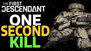 THE FIRST DESCENDANT - MOLTEN FORTRESS HARDMODE - 1 SECOND KILL - BROKEN BUNNY BUILD (PATCHED)