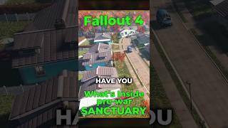 What's inside Pre-War SANCTUARY(?)  ||  FALLOUT 4  #fallout #fallout4 #shorts #gaming