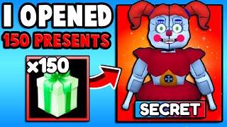 I Opened 150 FUNTIME PRESENTS And Got ____? (Five Nights TD)