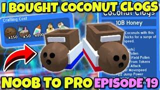 I BOUGHT COCONUT CLOGS - Bee Swarm Simulator NOOB to PRO Episode 19