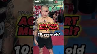 Tawanchai started Muay Thai at how old???