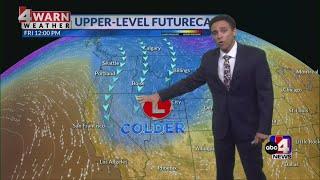 Colder, fall-like temps around the corner