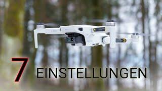 DJI Mini 2 - 7 EINSTELLUNGEN die man in der FLY APP aktivieren sollte | Deutsch | 4K