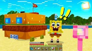 Ik Ging MINECRAFTEN MET SPONGEBOB En Je Raadt Nooit Wat Er Gebeurde...