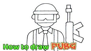 How to draw pubg (guns) | pubg drawing