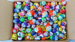 Surprise Eggs Unboxing - Fun Toys | Some Lot's Of Surprise Eggs and Kinder Joy Fun Video | ASMR