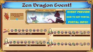 Merge Dragons! Zen Dragon Event! + PORTAL UPGRADE INFO!!