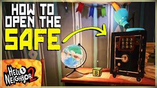 How To Open Up The Safe In Hello Neighbor 2 | All 4 Block Locations | Whats The Code? Circle Key