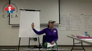 Charlene Kopansky Canadian Aquafitness Leaders Alliance  CALA speaks about upper body equipment