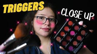 ASMR MAKE UP triggers VERY  Close up  VIVI ASMR