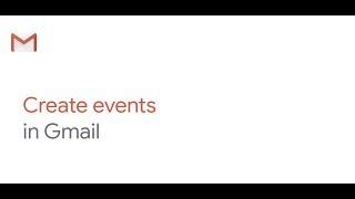 Create events from your inbox in Gmail