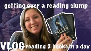 Reading 2 Books in 1 Day | Vlog