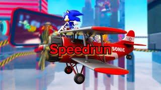 Sonic Speed Simulator: Tornado Assault Speedrun #Sonic #Tails #Tornado