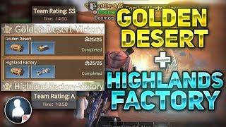 GOLDEN DESERT + HIGHLANDS FACTORY FAST COMPLETE - TIPS! - LifeAfter