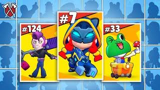 RANKING ALL 247+ BRAWLER SKINS!