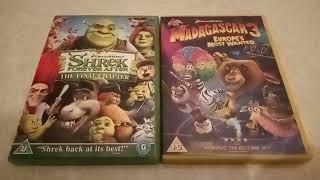 Shrek Forever After And Madagascar 3 Europe's Most Wanted (UK) DVD Unboxing