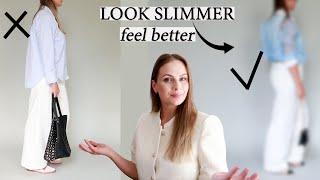 How To Look SLIMMER in 5 EASY Steps