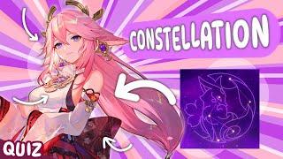 [QUIZ] GUESS GENSHIN IMPACT CHARACTERS BY CONSTELLATIONS // HARD MEDIUM EASY