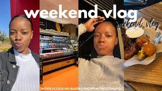 WEEKEND VLOG [EP: 1] rocomamas•baking•movies•shopping•etc | South African Youtuber 