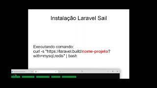 laravel tutorial Instalação Laravel Sail Docker