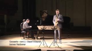 Jeroen Vanbever - Concerto for Alto Saxophone and Orchestra Mvt. I - H. Tomasi