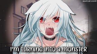 Nightcore - Monster (lyrics)