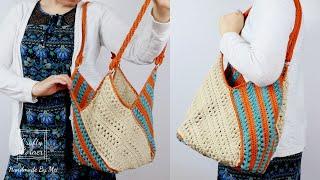 Make A Bag In The Simplest Way, Crochet Bag Tutorial