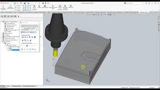 Обучение Solidcam, базовый урок №4. Модуль 2.5D- Контурная 3D